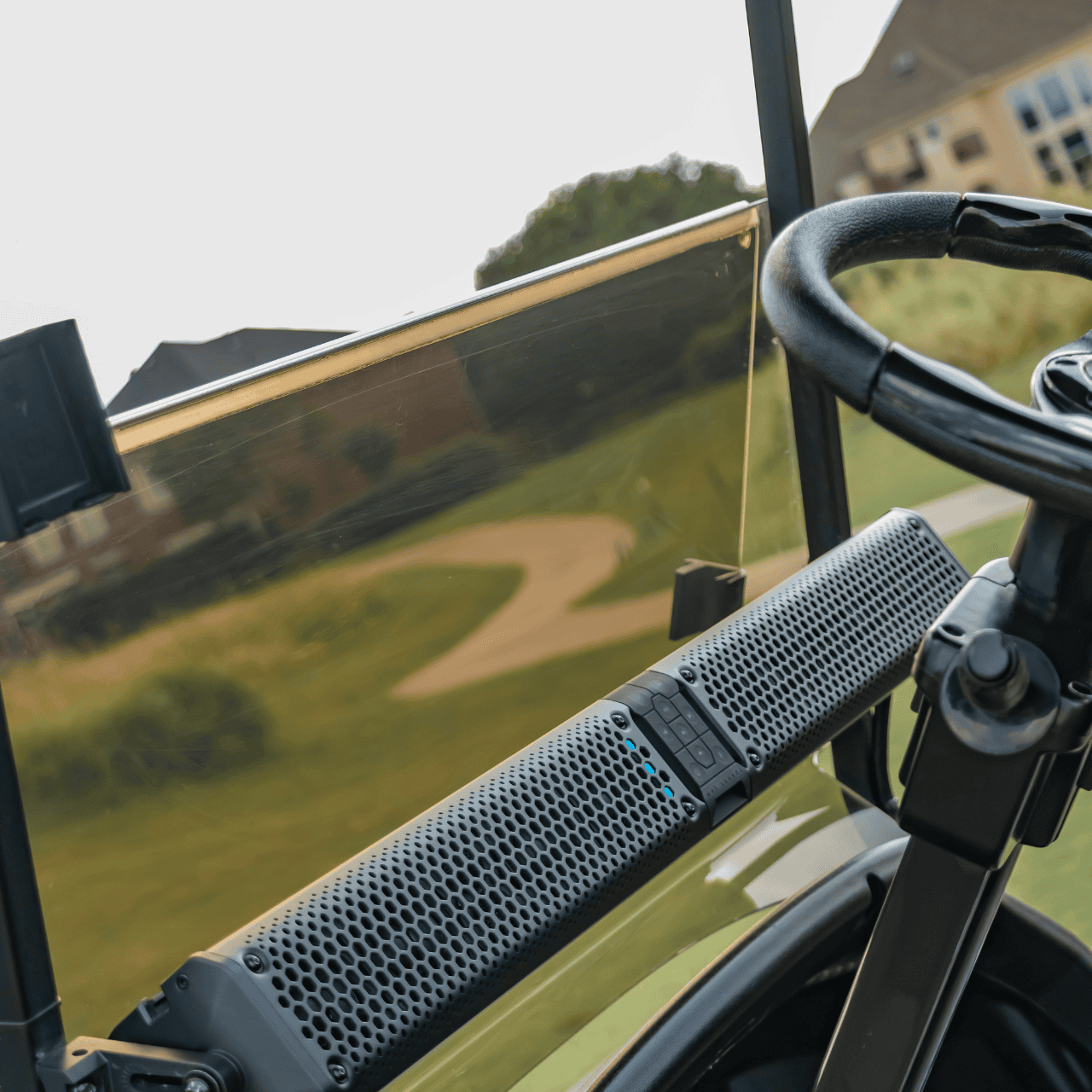 Stealth XT 12-B Soundbar with Golf Cart Wet Sounds Stealth XT 12-B Soundbar On A Golf Cart
